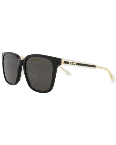 Gucci Unisex 57mm Sunglasses In Black