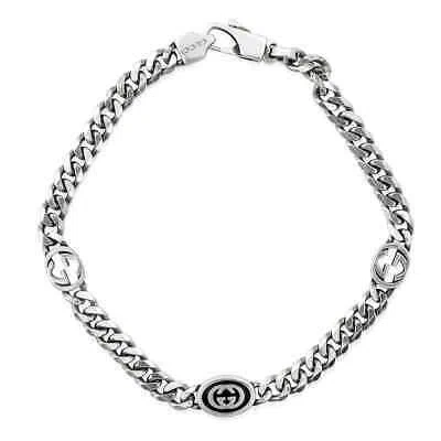 Pre-owned Gucci Unisex 925-sterling Sterling Bracelet In Silver