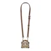 Gucci Unisex Canvas Old Flower Logo Airpods Pro Single-shoulder Bag Brown 'cream'