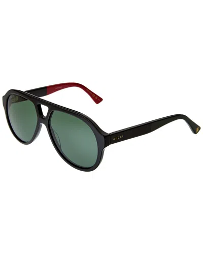Gucci Unisex Gg0159sn 56mm Sunglasses In Green
