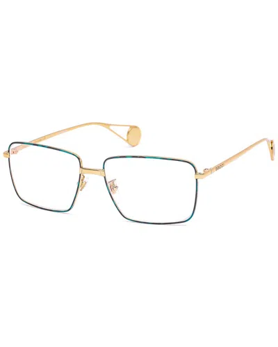 Gucci Unisex Gg0439o 55mm Optical Frames In Gold