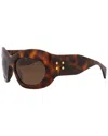 Gucci Unisex Gg1463s-30014463-002 55mm Sunglasses In Multi