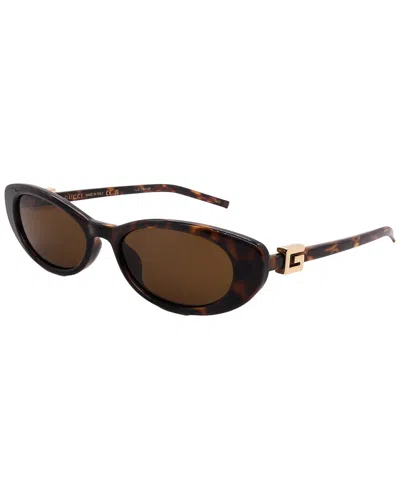 Gucci Unisex Gg1680s-004-52-17-140 Sunglasses In Brown
