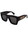 Gucci Grey Square Ladies Sunglasses Gg1772s 001 52