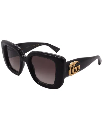 Gucci Unisex Gg1975s-002-50-22-145 Sunglasses In Black