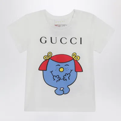 Gucci Unisex Logo Graphic T-shirt In White