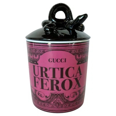 Pre-owned Gucci Urtica Ferox Scented Candle In Black