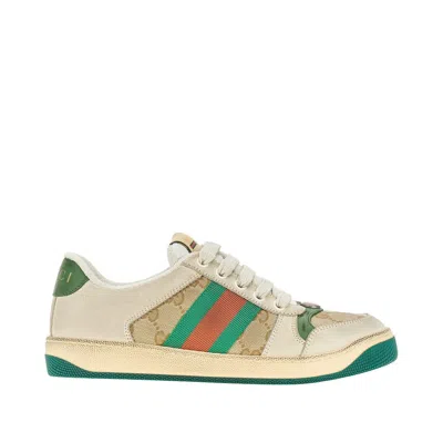 Gucci Used-effect 'screener' Sneakers In Multi
