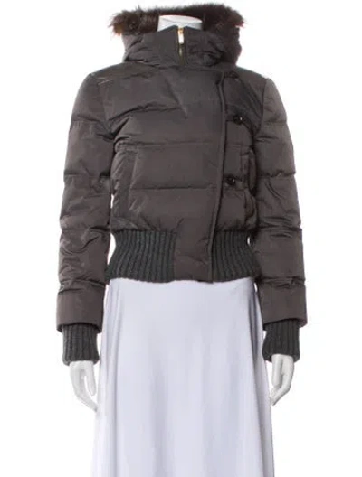 Pre-owned Gucci Utility Jacket In Gray