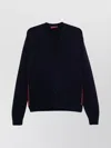 Gucci Web-stripe Trim Cardigan In Blue