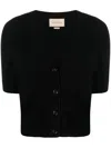 GUCCI V-NECK WOOL-CASHMERE CARDIGAN FOR WOMEN