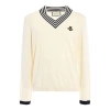 Gucci V-neck Bee Appliqué Knit