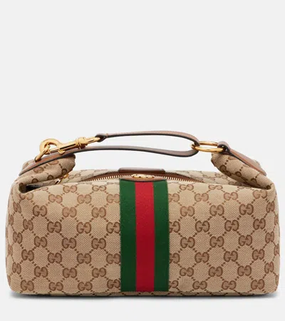 Gucci Vanity Gg Canvas Medium Tote Bag In Neutral