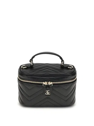 Gucci Vanity Mini Shoulder Bag In Black