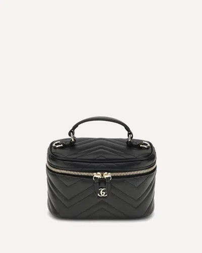 Gucci Vanity Mini Shoulder Bag In Black