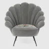 Gucci Velvet Armchair With Embroidered Flowers In Undefined