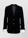 Gucci Navy Blue Detachable-sleeved Single-breasted Jacket For Men In Fw23