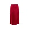 Gucci Women Velvet Skirt With Belt And Horsebit Detail In Pink