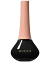 Gucci Vernis A Ongles Glossy Nail Polish In 700 - Crystal Black