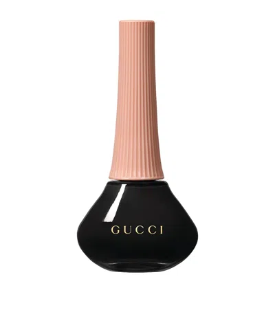 Gucci Vernis A Ongles Glossy Nail Polish In 700 - Crystal Black