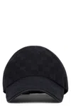 Gucci Versatile Adjustable Cap With Curved Brim In Black