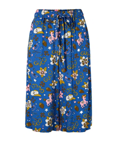 Gucci Versatile Minimalist Shorts In Blue