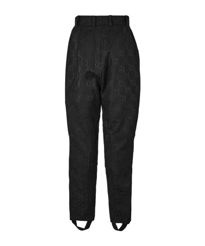 Gucci Versatile Straight-leg Trousers In Black
