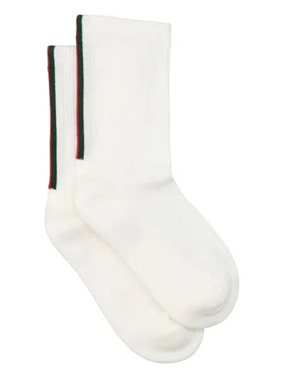 Gucci Kids' "verticaly" Junior Socks In White