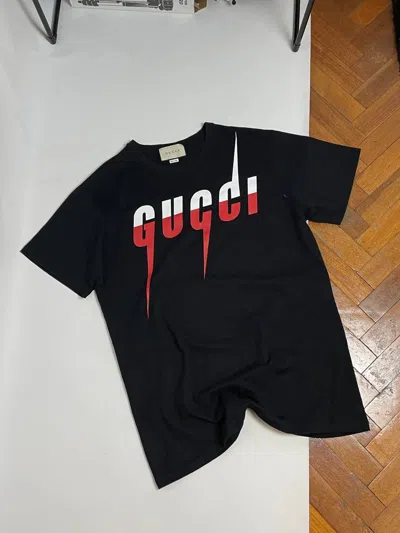 Pre-owned Gucci Very  Blade T-shirt In Black