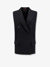 Gucci Sleeveless Coat In Black