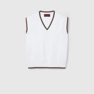 Gucci Vest Top With Web Trim