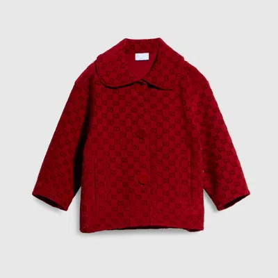 Gucci Kids' Veste Pour Enfant En Néoprène Gg In Red