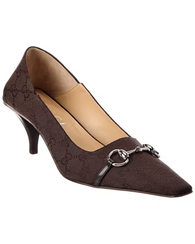 Gucci Victoria Gg Canvas Pump In Multi
