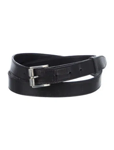 Pre-owned Gucci Vintage 1970's Belt In Black