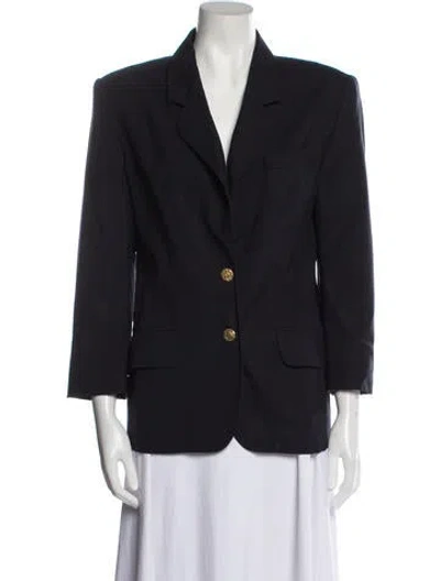 Pre-owned Gucci Vintage 1980's Blazer In Blue