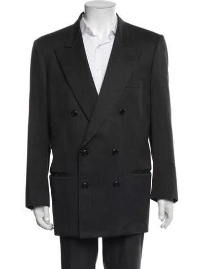 Pre-owned Gucci Vintage 1980's Blazer In Gray