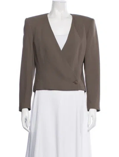 Pre-owned Gucci Vintage 1980's Blazer In Neutral
