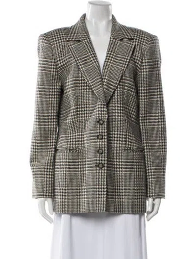 Pre-owned Gucci Vintage 1980's Blazer In White