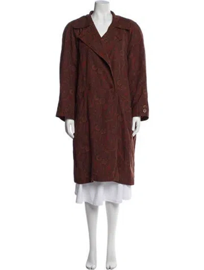 Pre-owned Gucci Vintage 1980's Coat In Red