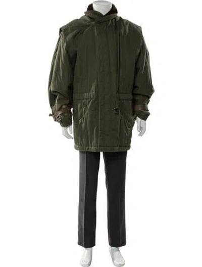 Pre-owned Gucci Vintage 1980's Parka In Green