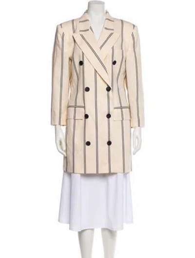 Pre-owned Gucci Vintage 1980's Trench Coat In Neutral