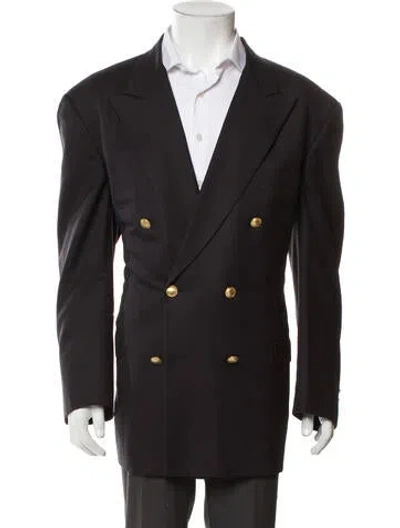 Pre-owned Gucci Vintage 1990's Blazer In Blue