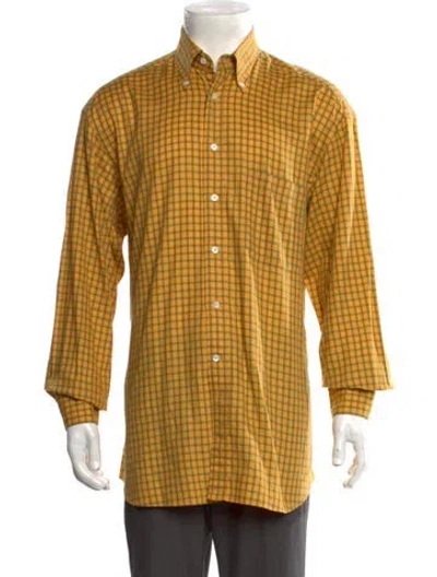 Pre-owned Gucci Vintage 1990's Shirt In Yellow