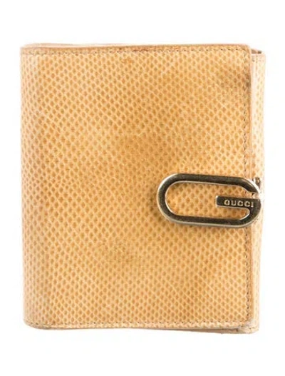 Pre-owned Gucci Vintage 1990's Wallet In Neutral