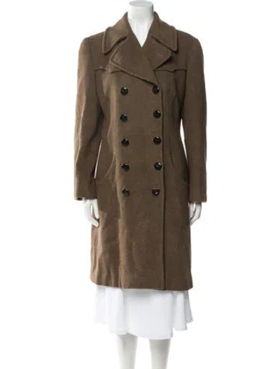 Pre-owned Gucci Vintage 1995 Peacoat In Brown
