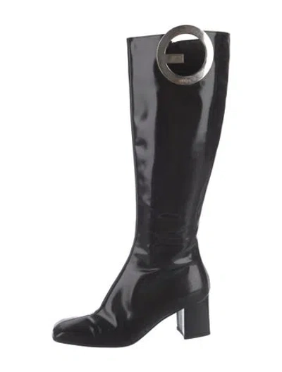 Pre-owned Gucci Vintage 1996 Boots In Black