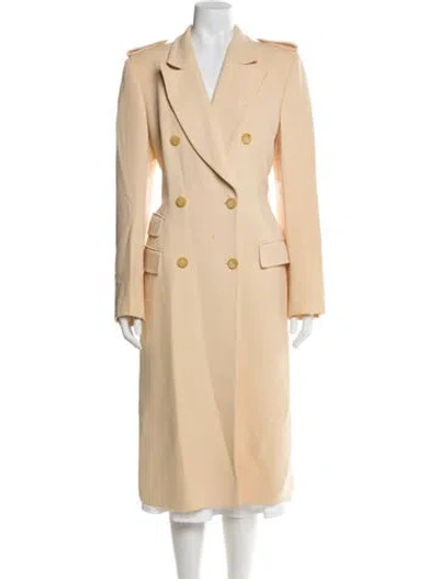 Pre-owned Gucci Vintage 1996 Trench Coat In Neutral