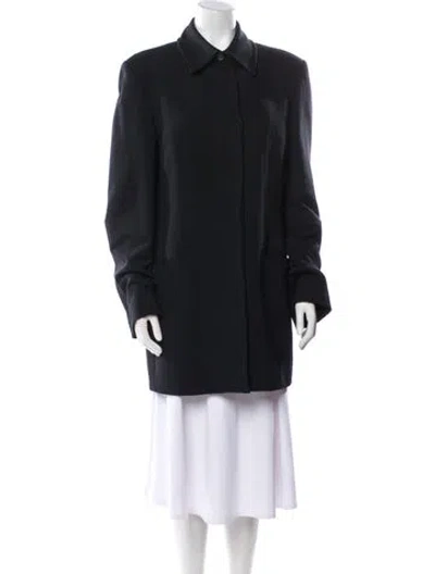 Pre-owned Gucci Vintage 1997 Peacoat In Black