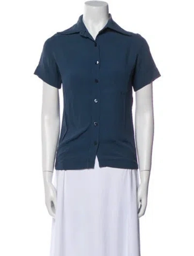 Pre-owned Gucci Vintage 1997 Polo In Blue