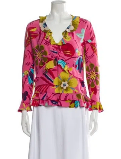 Pre-owned Gucci Vintage 1999 Blouse In Pink